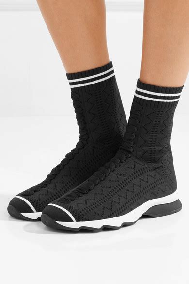 fendi stretch knit sneakers|Women's Luxury Sneakers .